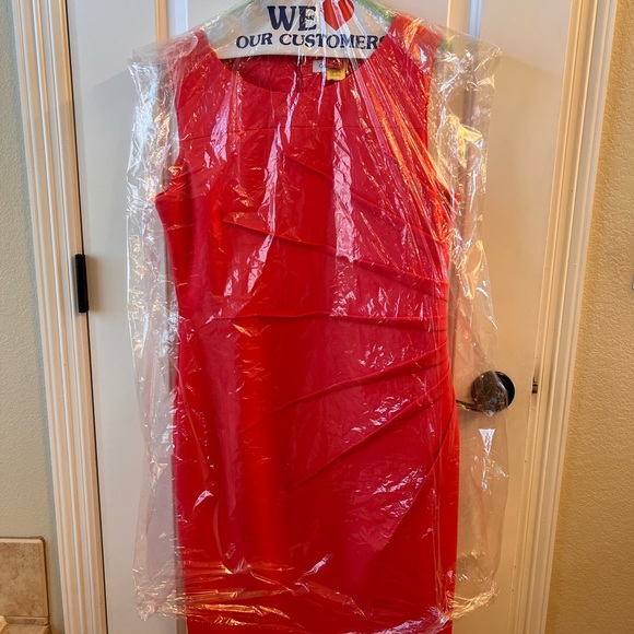 Calvin Klein Sunburst sleeveless dress size 14. Like new. freshly dry cleaned. - Picture 3 of 9